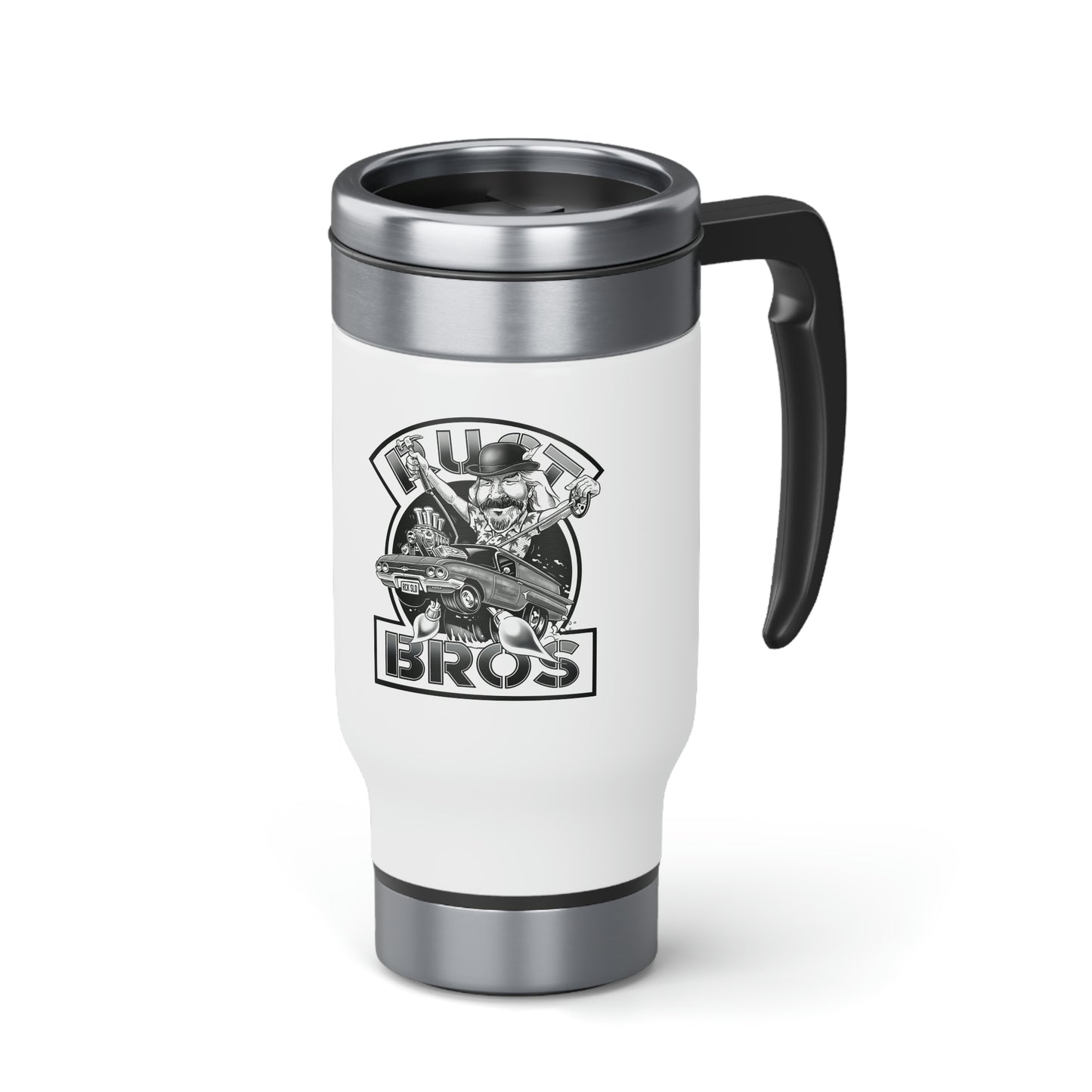 Rust Bros - Blair Smith Travel Mug with Handle, 14oz